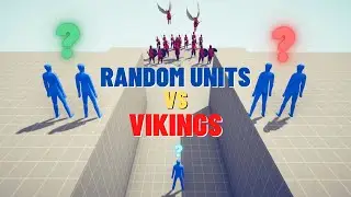 RANDOM UNITS vs VIKINGS - RANDOM UNITS MOD - Totally Accurate Battle Simulator TABS