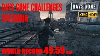WORLD RECORD SPEEDRUN ON THE DAYS GONE CHALLENGES, 49.59