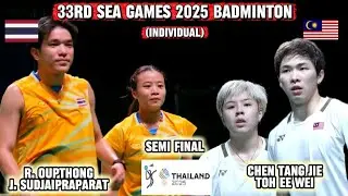 Sea Games 2025 Badminton - Ruttanapak Oupthong/Jhenicha Sudjaipraparat vs Chen/Toh | Semi Final