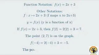 Understanding Functions Domain, Range, and Notation