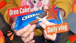 Oreo cake banaya bara maza aya, daily vlog,