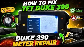 KTM DUKE METER REPAIR - KTM DUKE 390 METER REPAIR - KTM DUKE 390 METER REPAIR AT HOME(screen change)