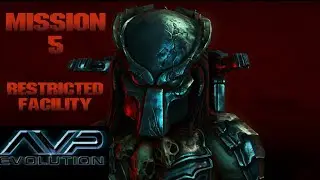 AVP: Evolution (Android) - Walkthrough (3 stars + secrets) - Predator Mission 5: Restricted Facility
