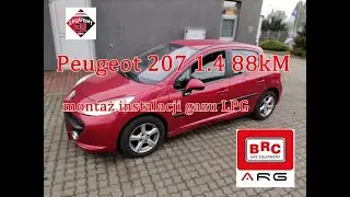 Montaż gazu BRC w Peugeot 207 silnik 1.4 od ARG Auto gaz Ł&oacute;dź