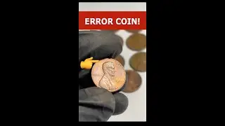 Mint Error Found!  Quick $25 Penny Hunt!  #coinrollhunting #coincollecting #money