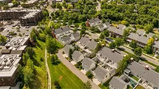 Single-Clip Aerial Video for 112 Village Downtown Boulevard | Bozeman, Montana