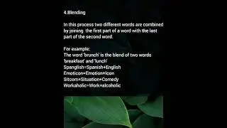 Word Formation Process|Formation of new words|Linguistics #EnglishLanguage