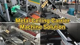 Suspended Ceiling Making Machine Solution | Metal Ceiling Carrier Roll Forming Machine 2025
