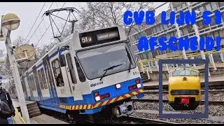 De laatste dagen van GVB lijn 51 Amsterdam CS - Amstelveen (Amstelveenlijn)