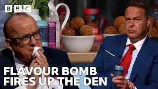 A food pitch gets spicy in the Den 🌶️ | Dragons&rsquo; Den - BBC