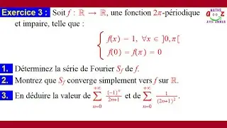 Séries de Fourier. Exercice corrigé