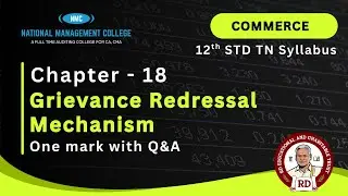 Commerce Unit 06 Chapter 18 - Grevience Redressal Mechanism #12thcommerce #12thstd #stateboardexams