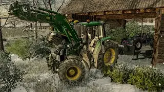Зимой нашли брошенный трактор | Farming Simulator 22