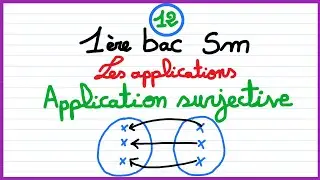 1er bac sm : les applications (12) : Application surjective