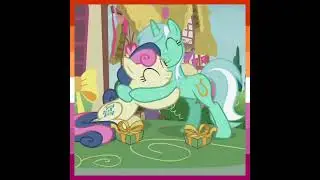 Lyra Heartstrings and BonBon♡ check out my tik tok @_coaxlove for more edits!! #edit #mylittlepony