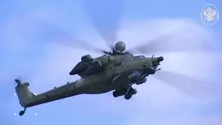 Russian Attack Helicopters in Action