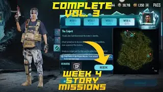 PUBG NEWSTATE VOL. 3 WEEK 4 STORY MISSIONS | ALL LOCATIONS