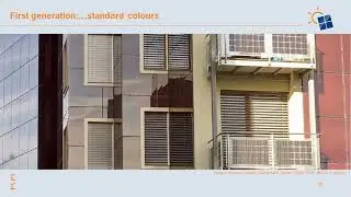 Coloured BIPV - Market, Research and Development