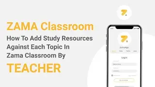 How teacher will add resource content against each topic in the ZamaApp | School Management App |