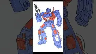 Optimus Prime Drawing & Coloring | Transformers Art for Kids