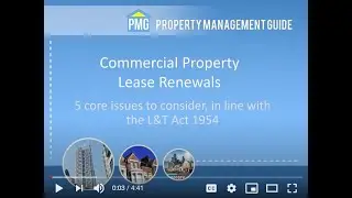Lease Renewals for Commercial Business Properties, and Landlord & Tenant Act 1954