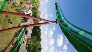 Mandrill Mayhem 4K60 Front Row POV Onride | Crazy B&M family wing coaster at Chessington WoA