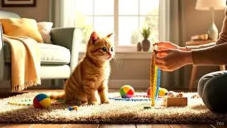 🐱 Meow Learns New Tricks! | The Cutest Cat Training Ever 😻✨