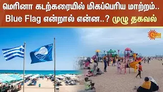 Marina Blue Flag Beach | Chennai Marina | What is Blue Flag | Sun News