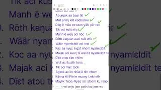 Learn 20 Dinka language short phrases 