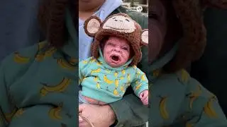 Little Joey Goes to the Zoo #shortscomedy #reborndoll #littlejoey #monkeyhouse #creepy #zoo