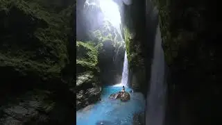 Magical falls deep in Costa Rican caves👀 #shorts