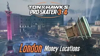 Tony Hawk's Pro Skater 3 + 4 - London: All Money Locations