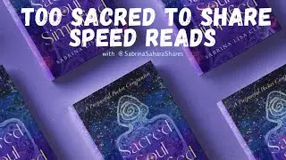 Too Sacred To Share Speed Reads 