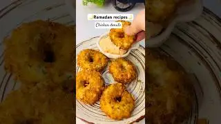 #chickenrecipes #chickendonuts #ramadanrecipes #shorts #easyrecipes #kidsrecipes #aromatickitchen_