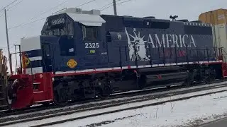 (Saturday Afternoon Chase) Chasing P&W 2325 America 250 Years Trailing On CSX M364 1/17/26