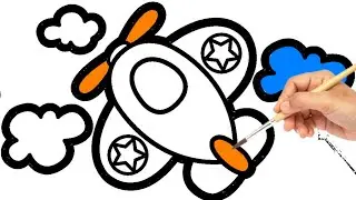 Creative Space: Draw and Color Your Own Rocket