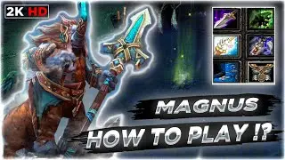 🔥 Dota 1 , Magnus , как играть на Магнусе !? Triple kill , Магический билд !