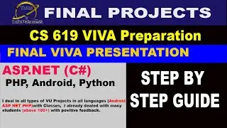 Preparation of Final Viva  Presentation CS619 Final Year Project Step by Step Guide