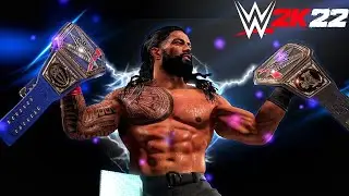 WWE 2K22 Roman Reigns All Signatures and Finishers | PC Version | 4K 60FPS