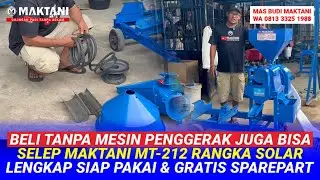 Beli Giling Padi MAKTANI MT212 Tanpa Diesel Penggerak Bisa Bos! Ini Kelengkapan Yang Didapatkan!
