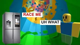 Roblox - Tower of Hell ~ Racing People As A Fridge
