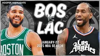 Boston Celtics vs LA Clippers Full Game Highlights | Jan 22 | 2025 NBA Season