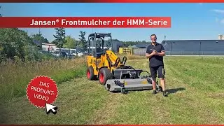 Hydraulische Frontmulcher Jansen&reg; HMM-130 und HMM-170 -  Leistungsstark f&uuml;r vielf&auml;ltige Eins&auml;tze