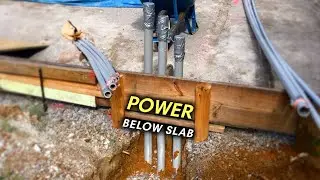 Electrical Below Slab P2 | Heat Bend Conduit | DIY Barn House Design Build