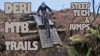 RIDING AWESOME STEEP TECH AND JUMPS AT DERI