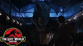 El Mundo Perdido: Jurassic Park (1997) - La Muerte de Peter Ludlow y atrapando al T-Rex macho