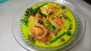 resep telur kacang panjang santan || coconut milk long bean egg recipe