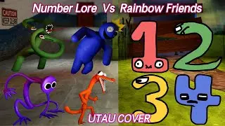 Number Lore Vs ROBLOX Rainbow Friends Sings Friends To Your End | Rainbow Friends x Number 1234