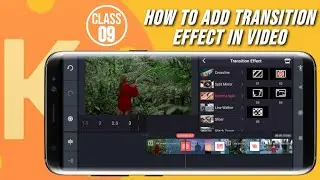 How to Add Transition Effect in Videos | Class 09 | Kinemaster Tutorial |