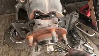 Como cambiar balero de rueda de Nissan xtrail